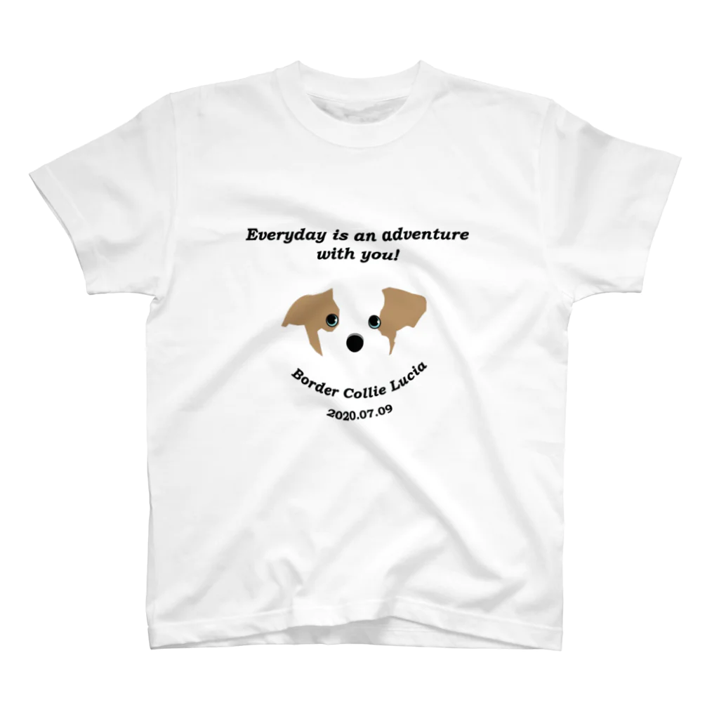 Bordercollie StreetのHappy LUCIA スタンダードTシャツ