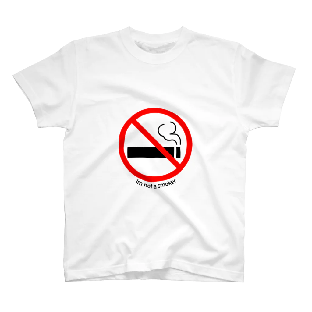 社会不適合者の非喫煙者マーク スタンダードTシャツ