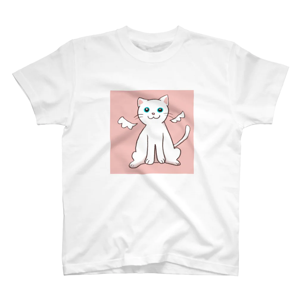 あおの天使ねこちゃん Regular Fit T-Shirt