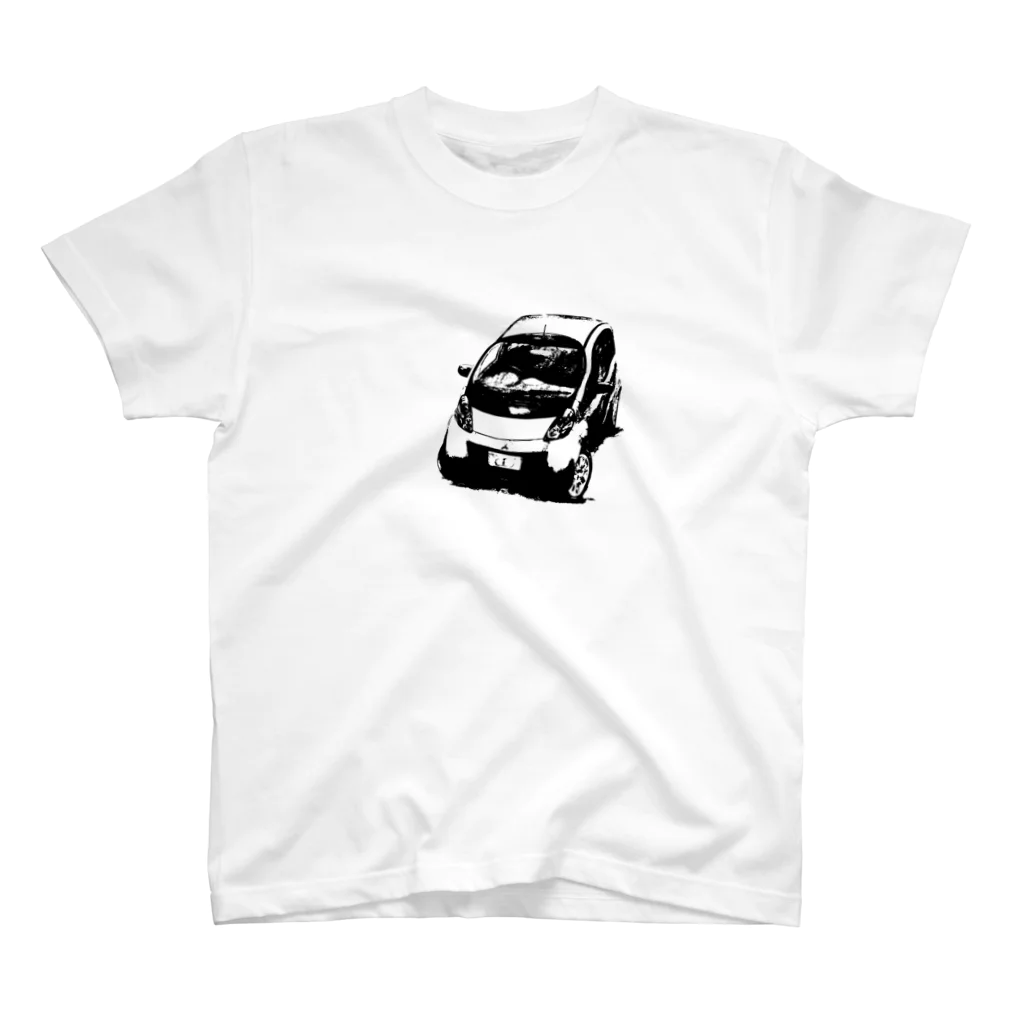 自然の写真とクルマのイラスト屋の軽自動車 スタンダードTシャツ