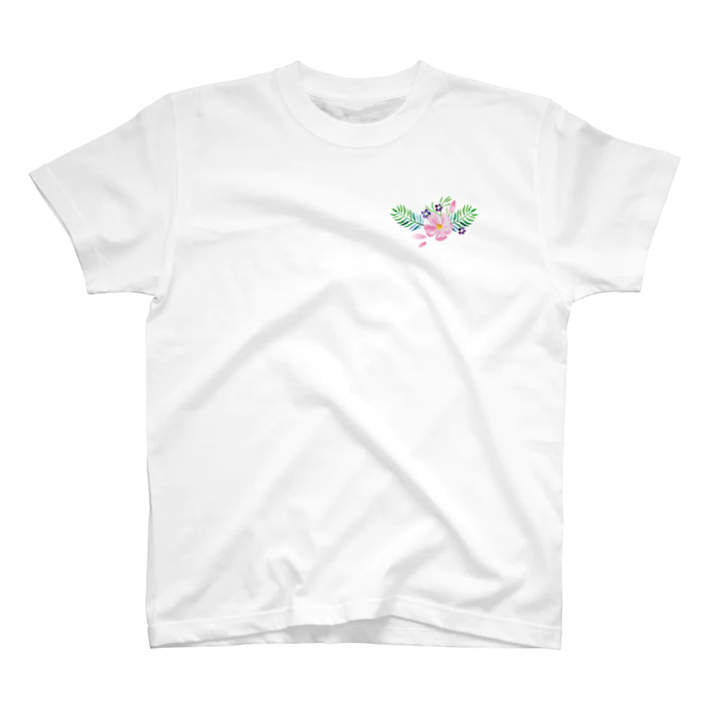 リラックス商会の水彩花柄気分 Regular Fit T-Shirt