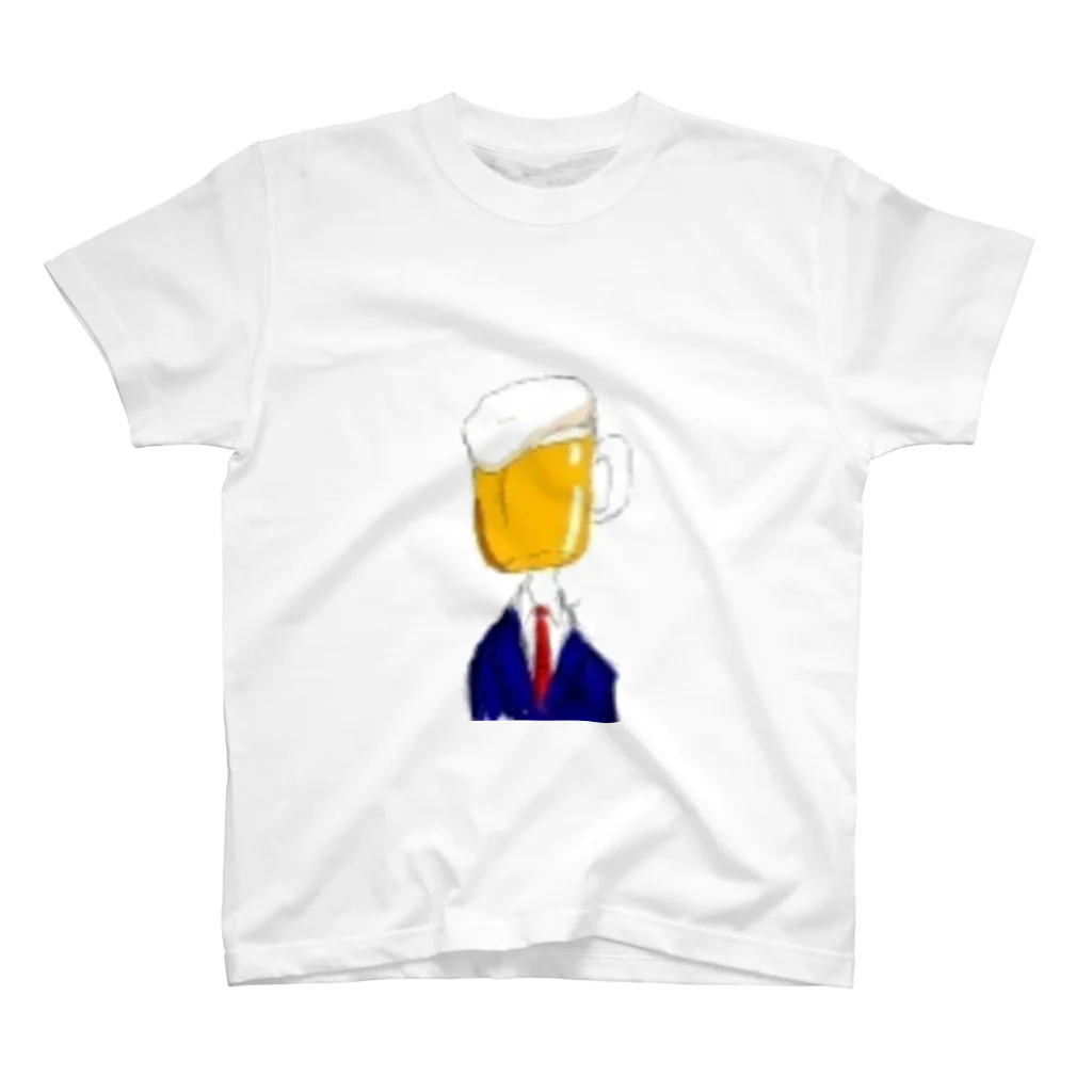 🐅🍷虎夜のビールマン スタンダードTシャツ