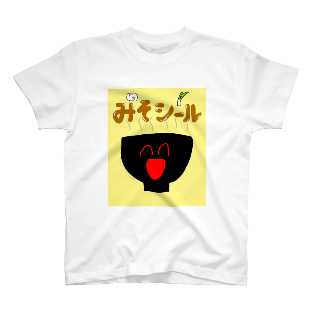 歯のマンガのみそシール スタンダードTシャツ