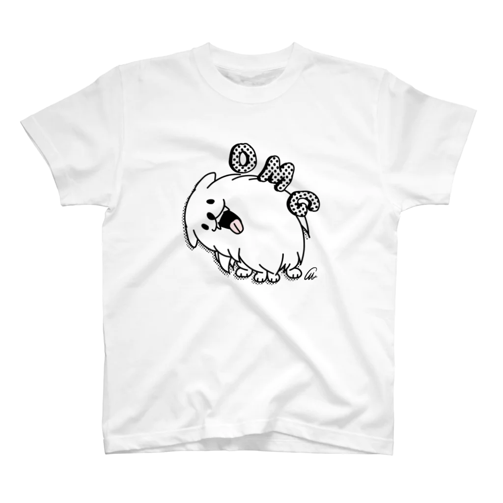 イラスト MONYAAT のOMGなポメラニアン スタンダードTシャツ