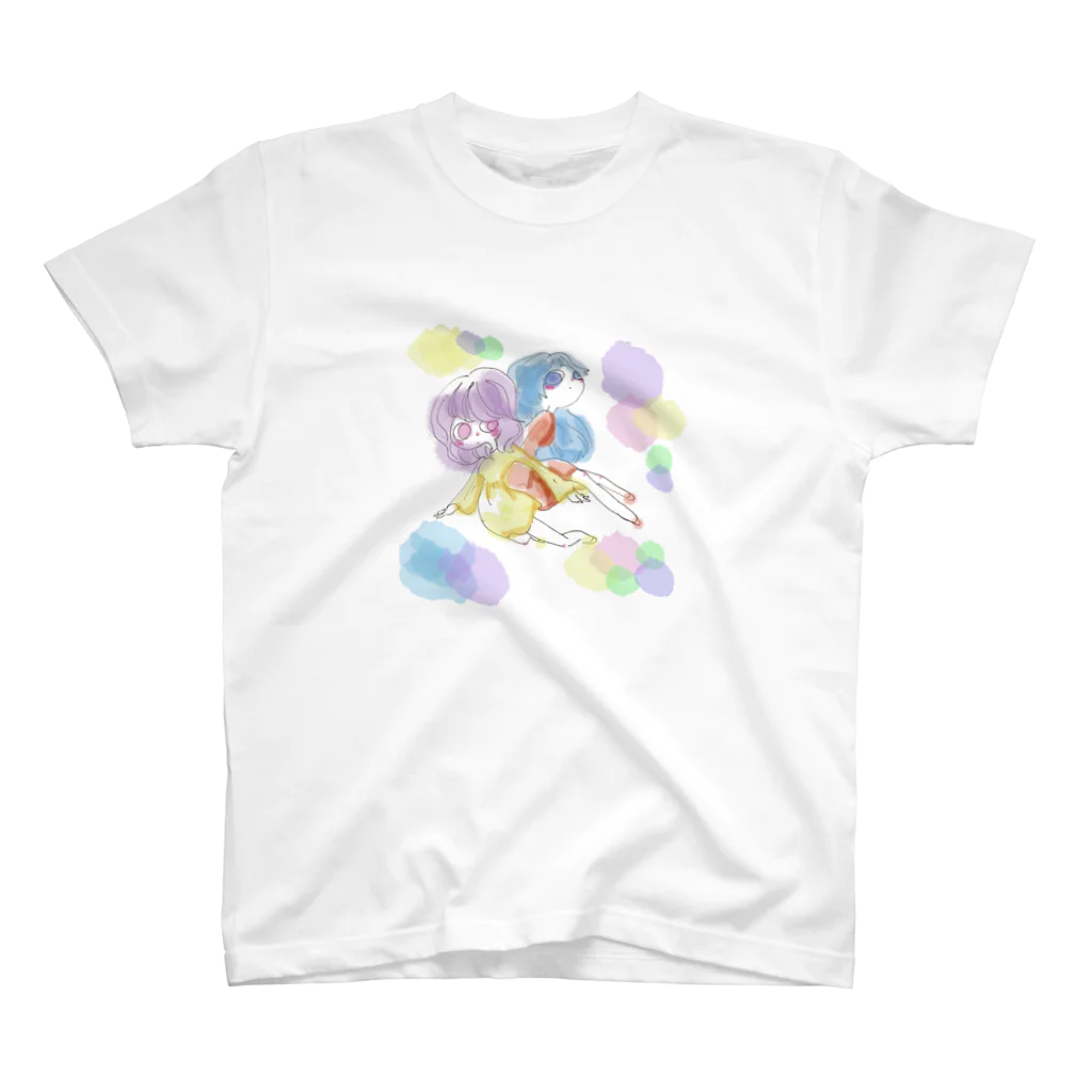 もーたんの淡いふたり ぷらす Regular Fit T-Shirt