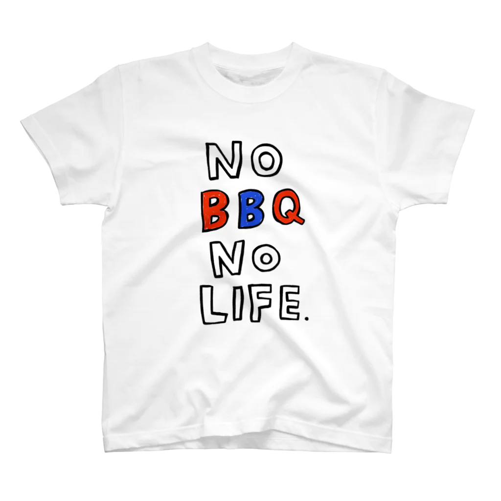 &BBQのバーベキューグッズ販売のNOBBQ,NOLIFE. Regular Fit T-Shirt