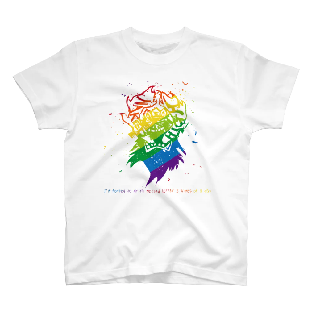 NakedHighのENMA RAINBOW T-shirts スタンダードTシャツ
