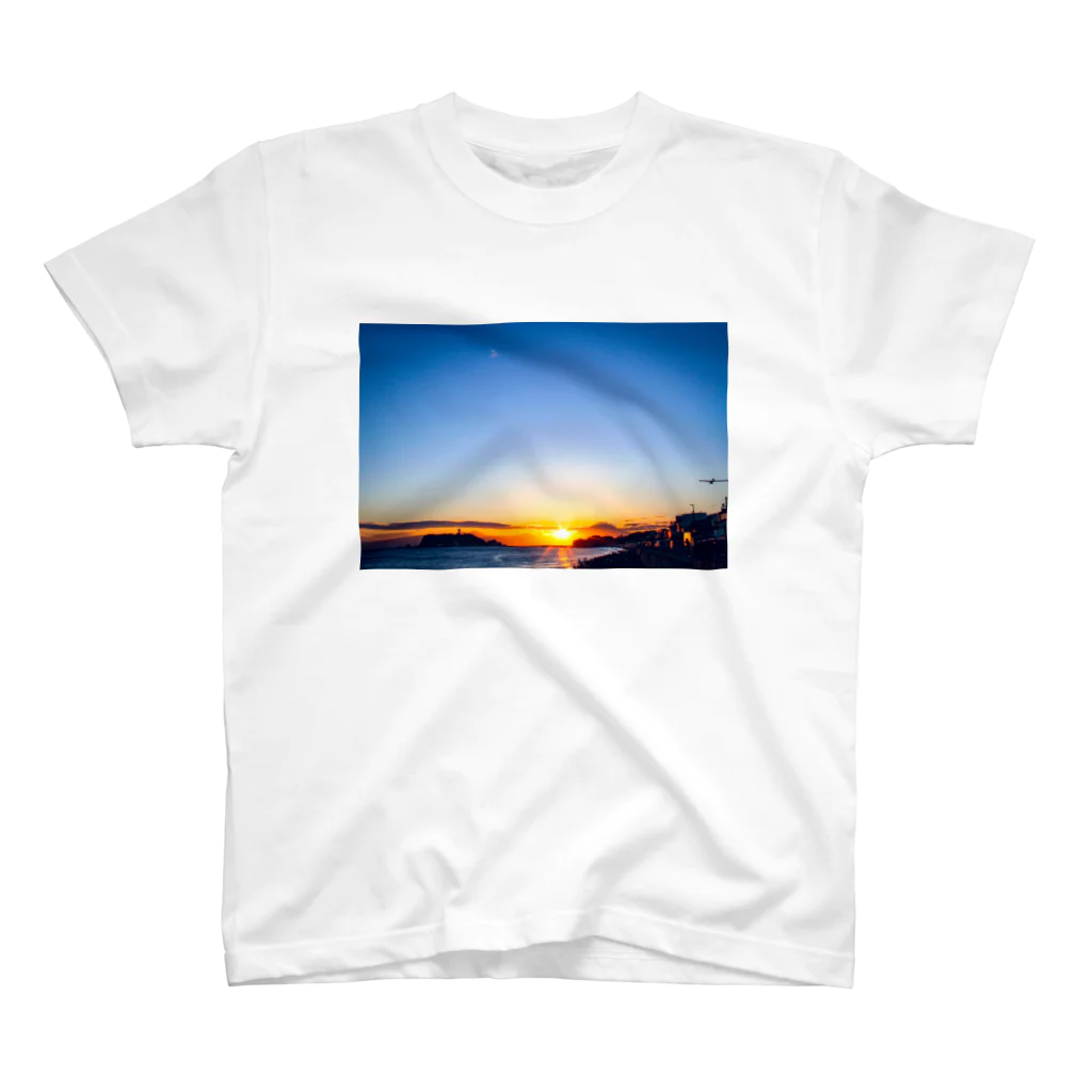 サニーデイ.1dayのSunset湘南（七里ヶ浜） スタンダードTシャツ