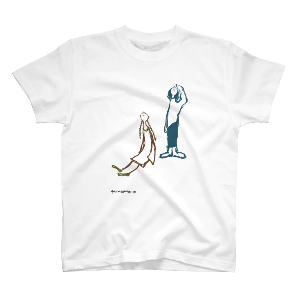 yajicongoodayのLook up(typeE) スタンダードTシャツ