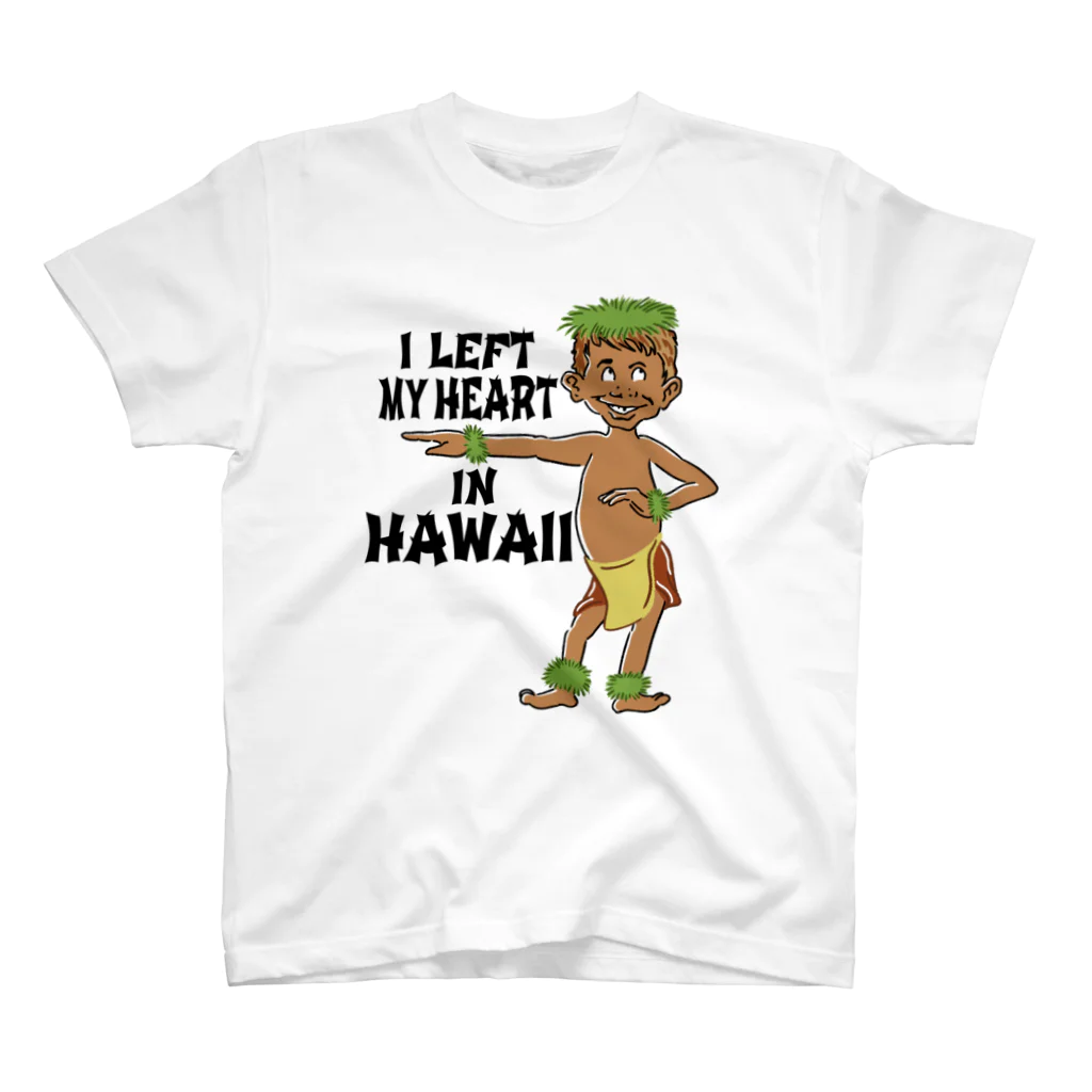 PPBOBBY13のLeft my heart in hawaii スタンダードTシャツ