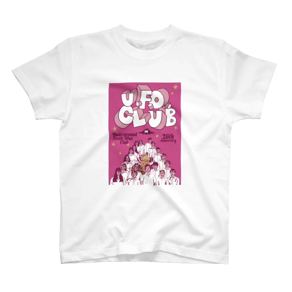 東高円寺U.F.O.CLUB webshopのU.F.O.CLUB 26th Anniversary オリジナルTシャツ スタンダードTシャツ