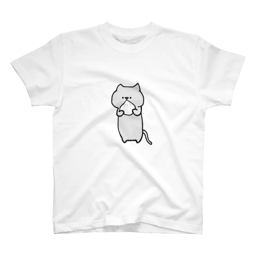 Rutaoのふゆのねこさん【肉まん】 Regular Fit T-Shirt