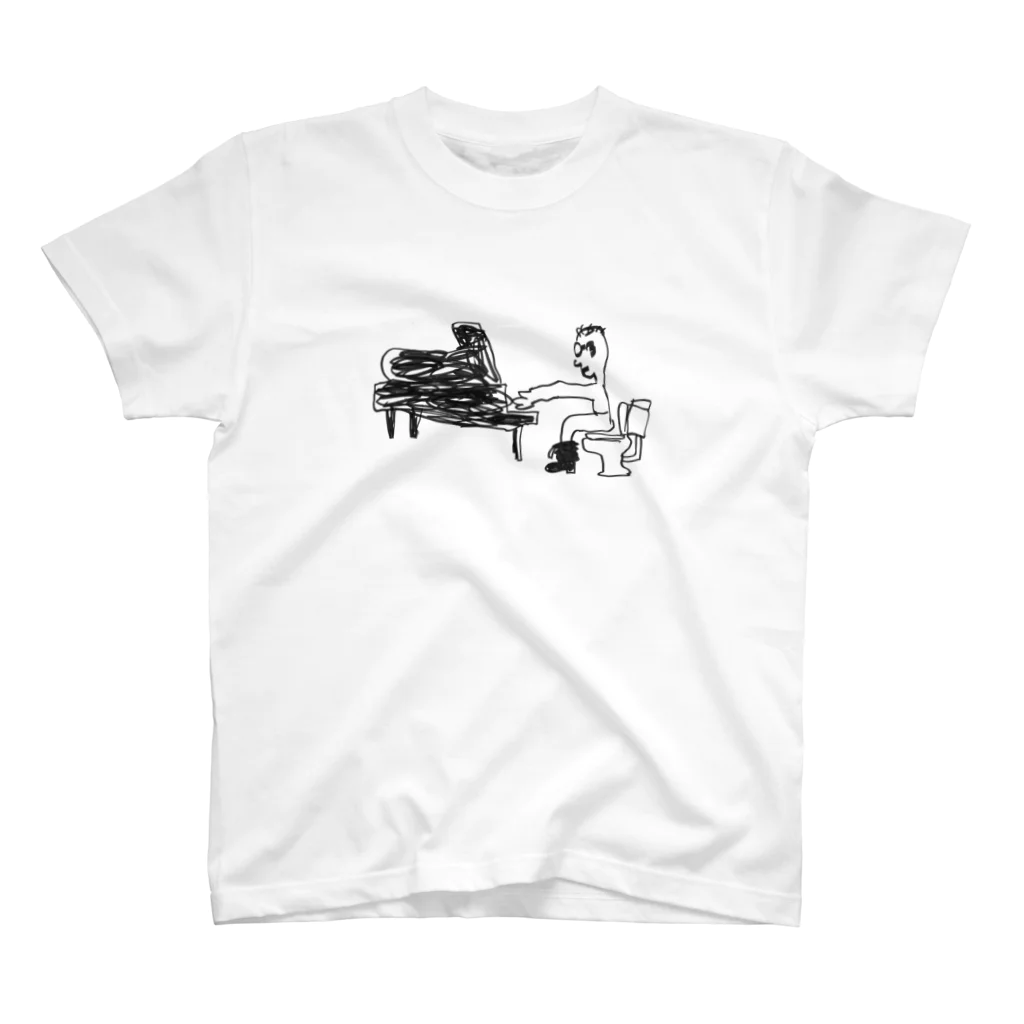 小野田藍のぴーぴーピアニスト Regular Fit T-Shirt