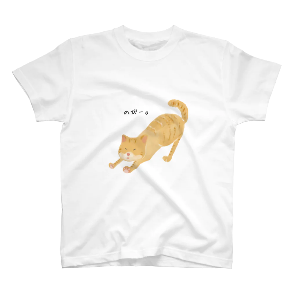 力丸のお店のすとれっちねこ スタンダードTシャツ