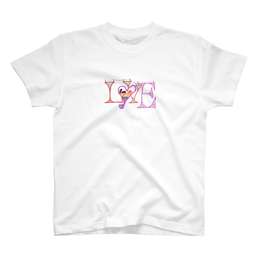 面白Tシャツ専門店の〰️loveを添えて〰️ スタンダードTシャツ