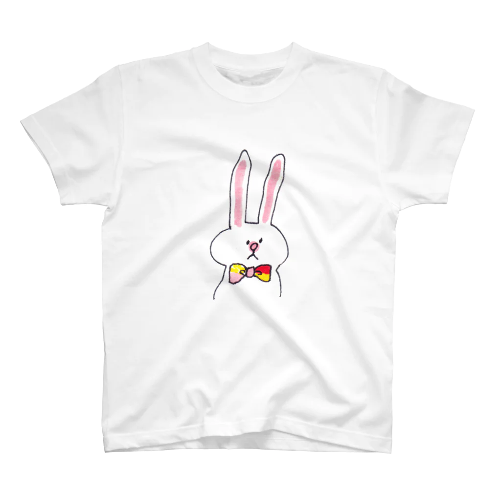 ゆきんこの蝶ネクタイうさぎ Regular Fit T-Shirt