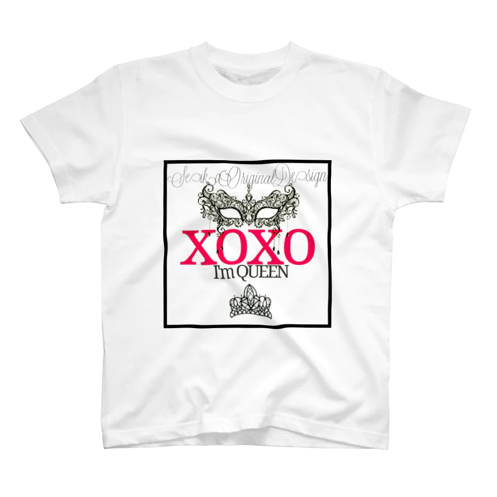 xoxo.....VODKAのI'm QUEEN （designer名記入） スタンダードTシャツ