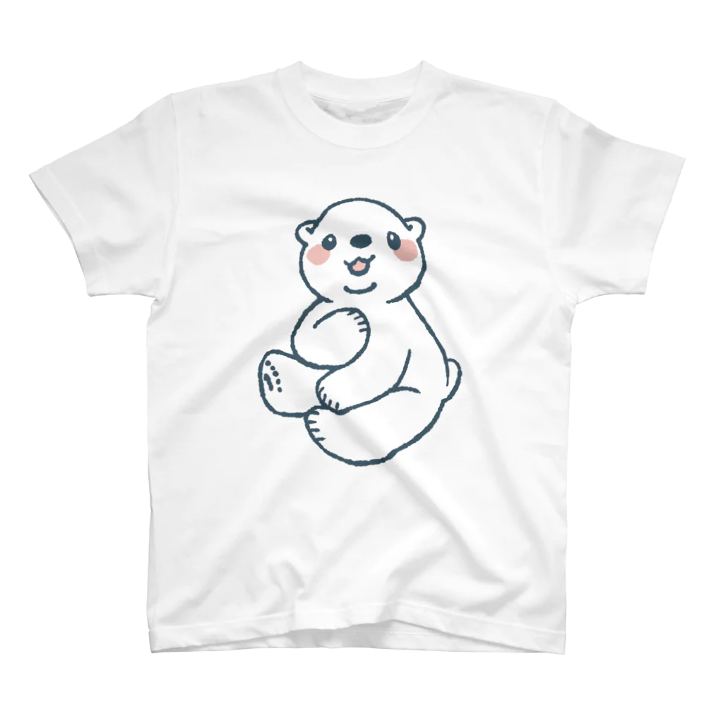 まめふくろうのしろくまちゃん スタンダードTシャツ