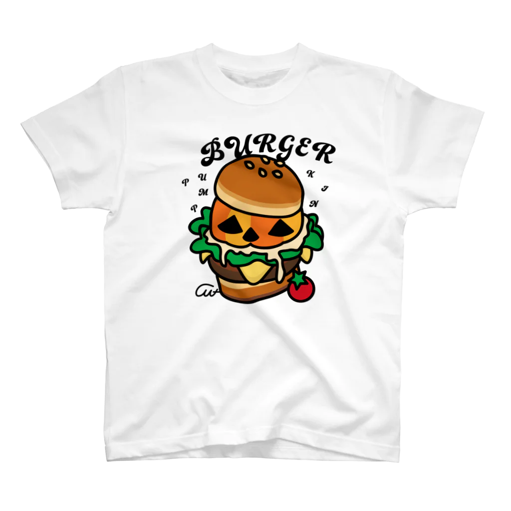 イラスト MONYAAT のバーガー スタンダードTシャツ