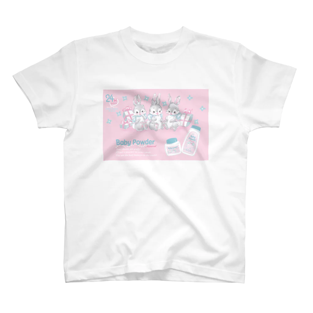 かわうそ🐹Ms LUTRAのbaby powder bunnies スタンダードTシャツ