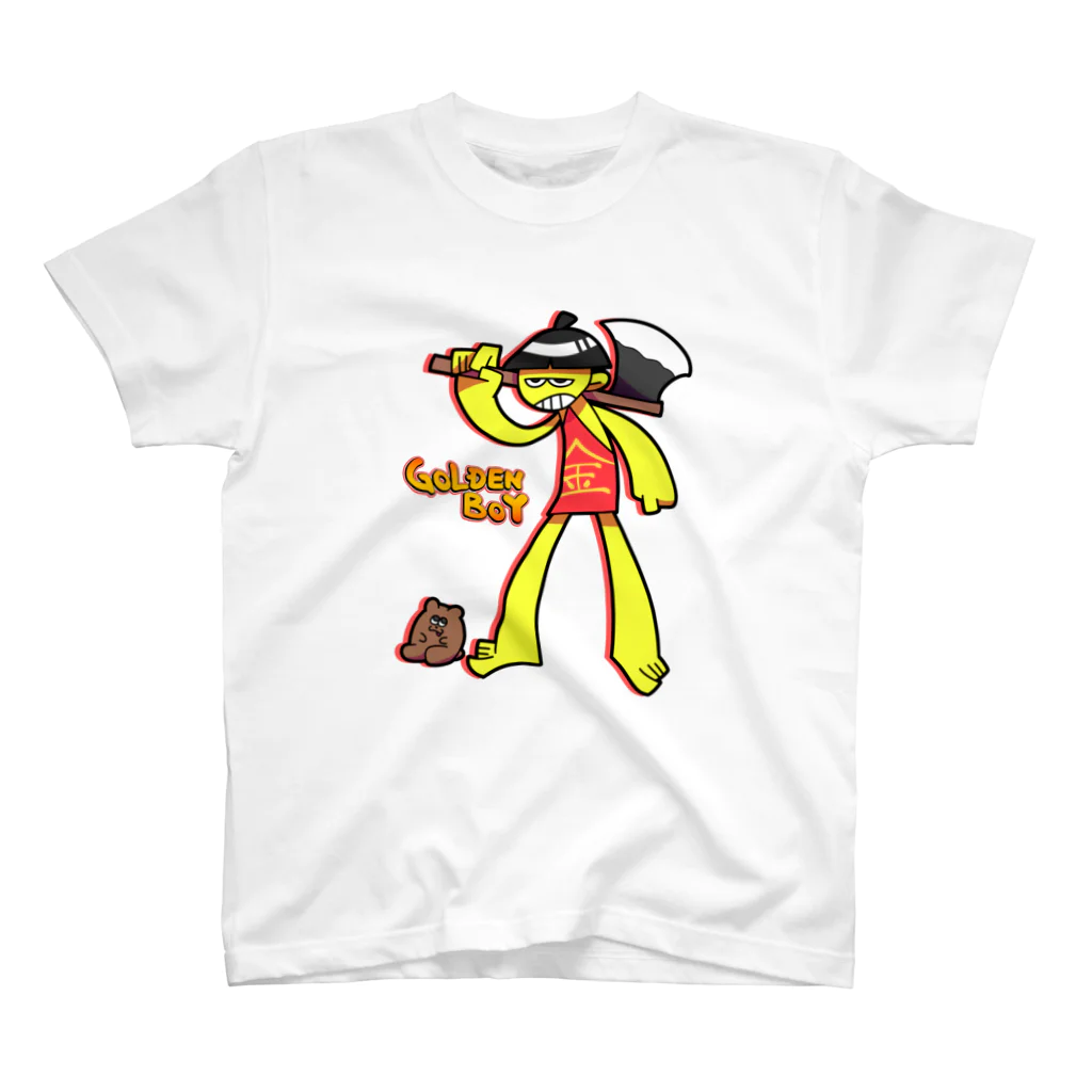 Little G LaughのGOLDEN BOY スタンダードTシャツ