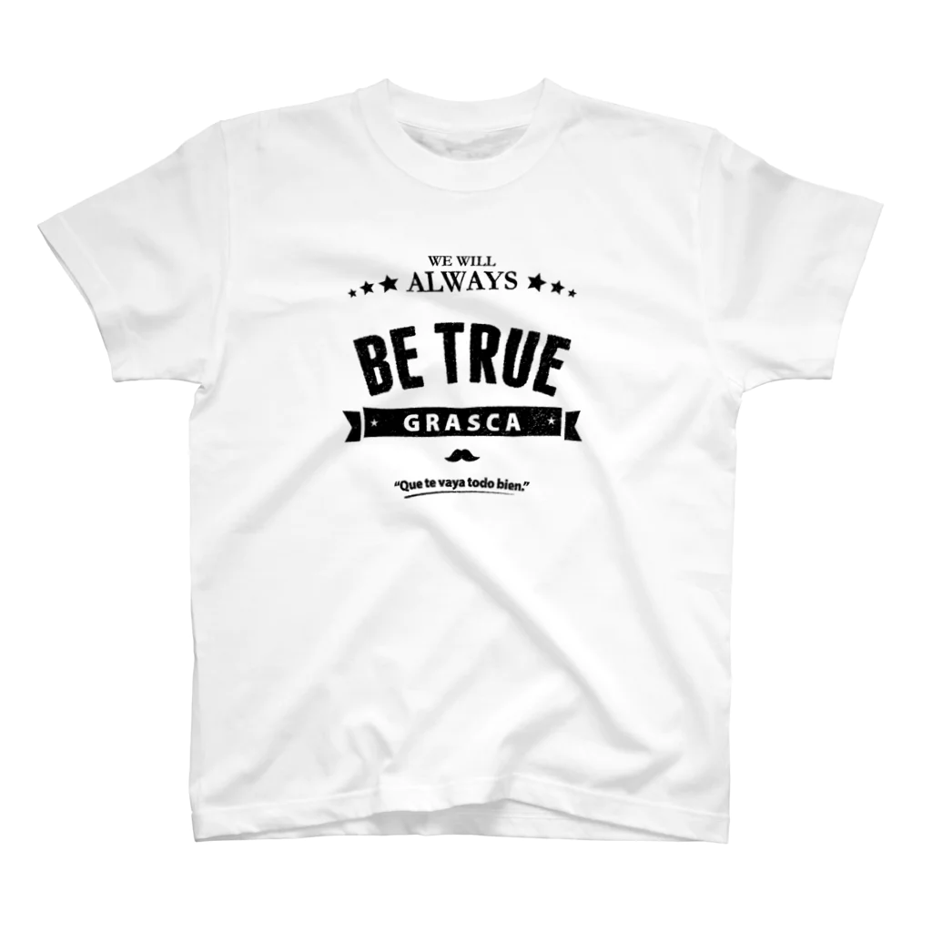 GRASCAのBE TRUE スタンダードTシャツ