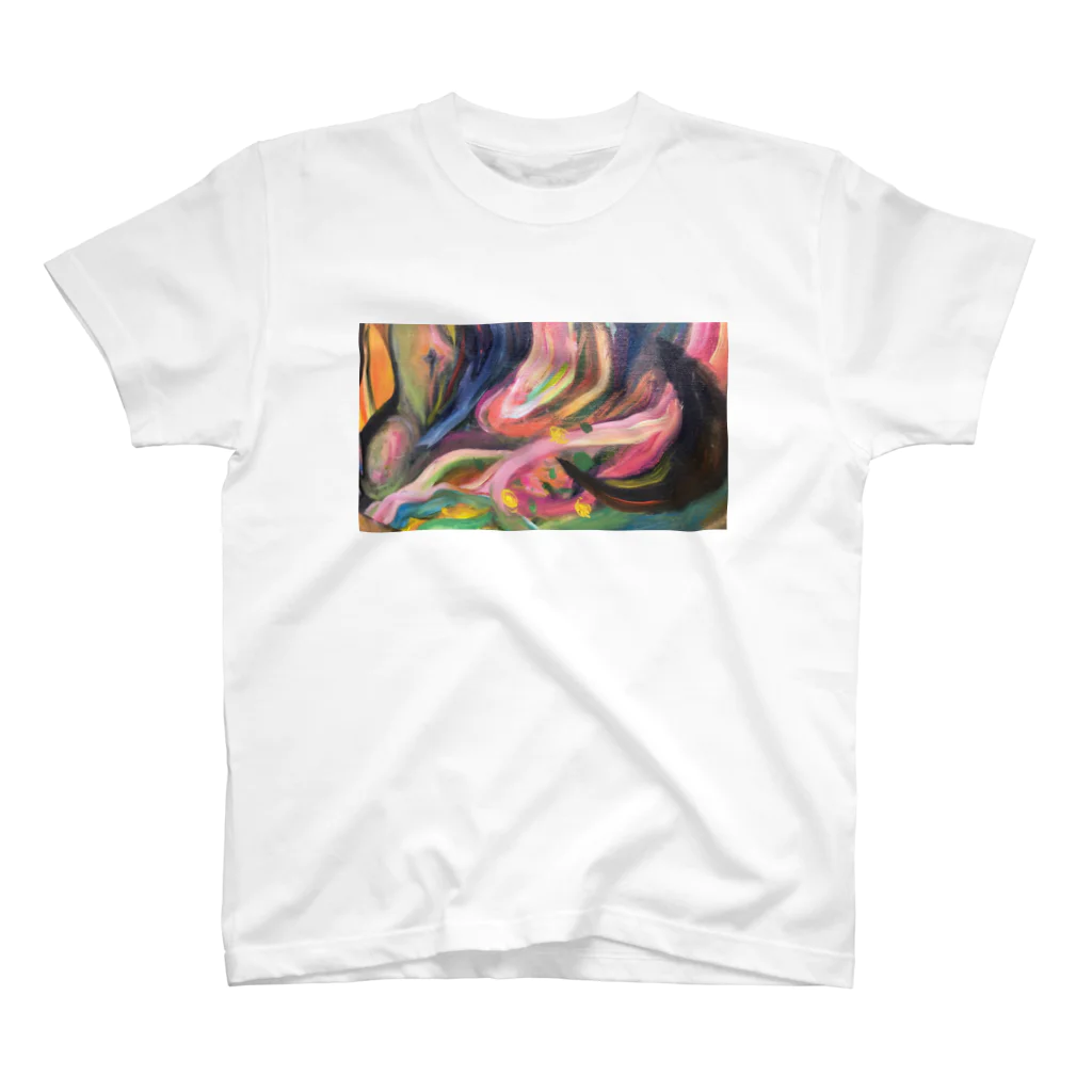 アートセラピストの油絵　水彩ハウスの油絵　無意識の力 スタンダードTシャツ