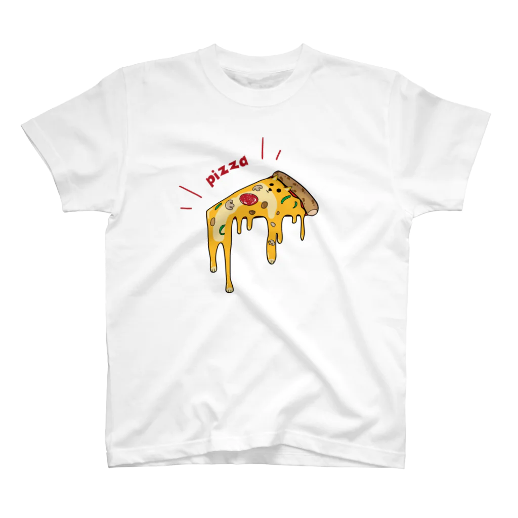 キノフシの店のpizzaにまざりいぬ スタンダードTシャツ