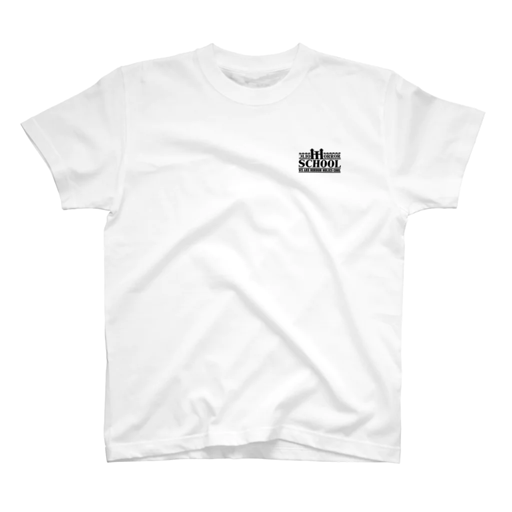 Horror_Holic_School_Official_ShopのHorror Holic School LOGO GOODS Regular Fit T-Shirt