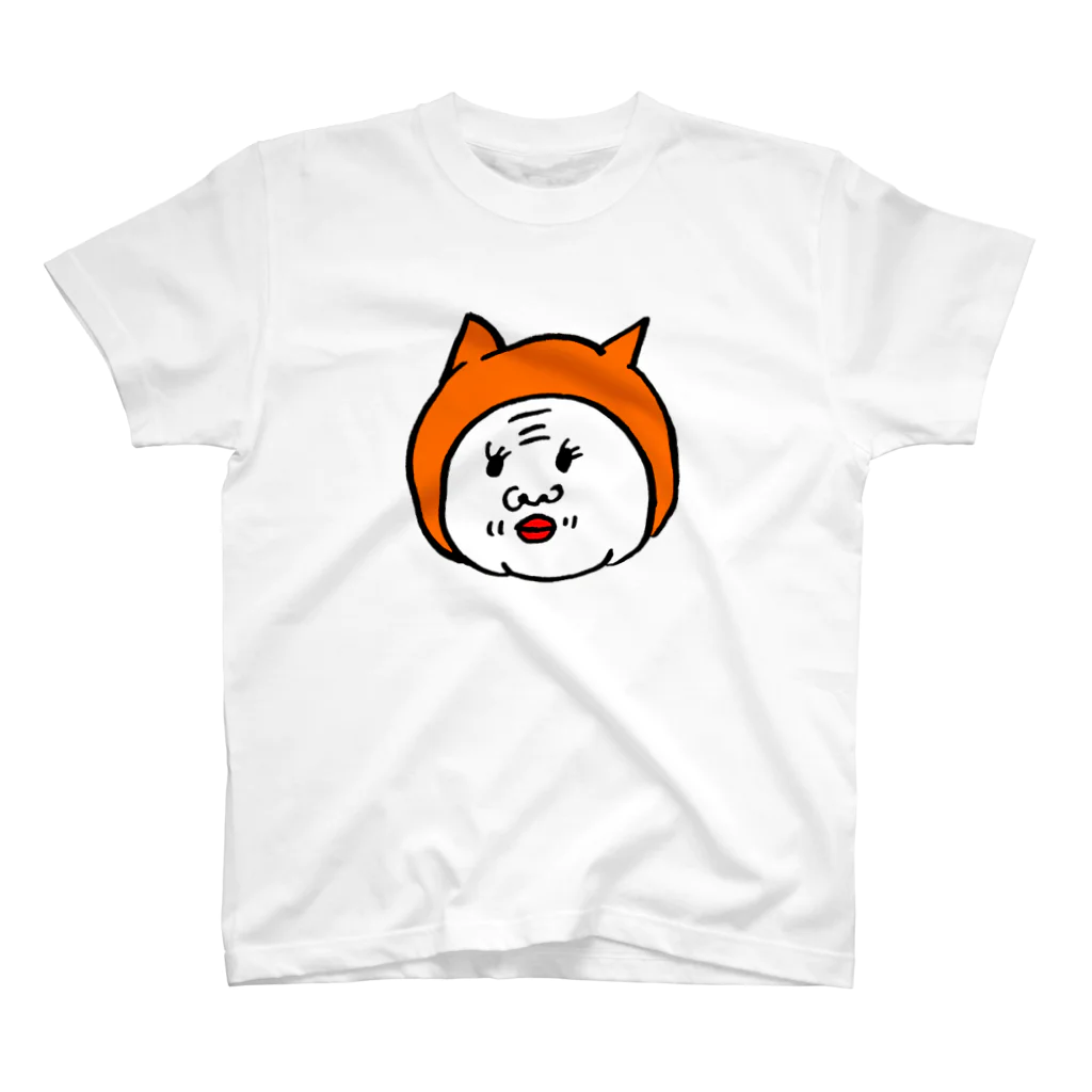 右手リアンうめもと公式の可愛くなったババちゃん Regular Fit T-Shirt