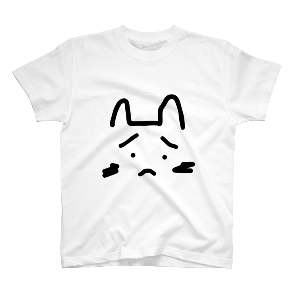 白モフ赤ちゃんの猫のゴータロー（困り顔） Regular Fit T-Shirt