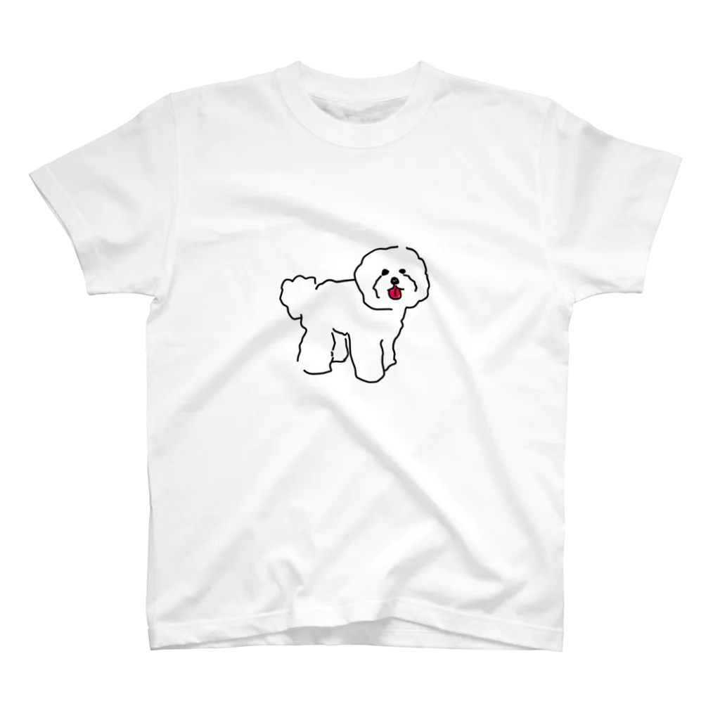 kojiのビションフリーゼ スタンダードTシャツ