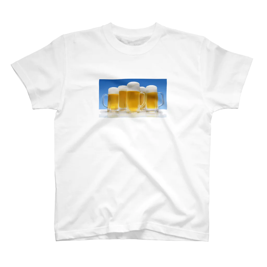 chinoppyのとりあえずビールで スタンダードTシャツ