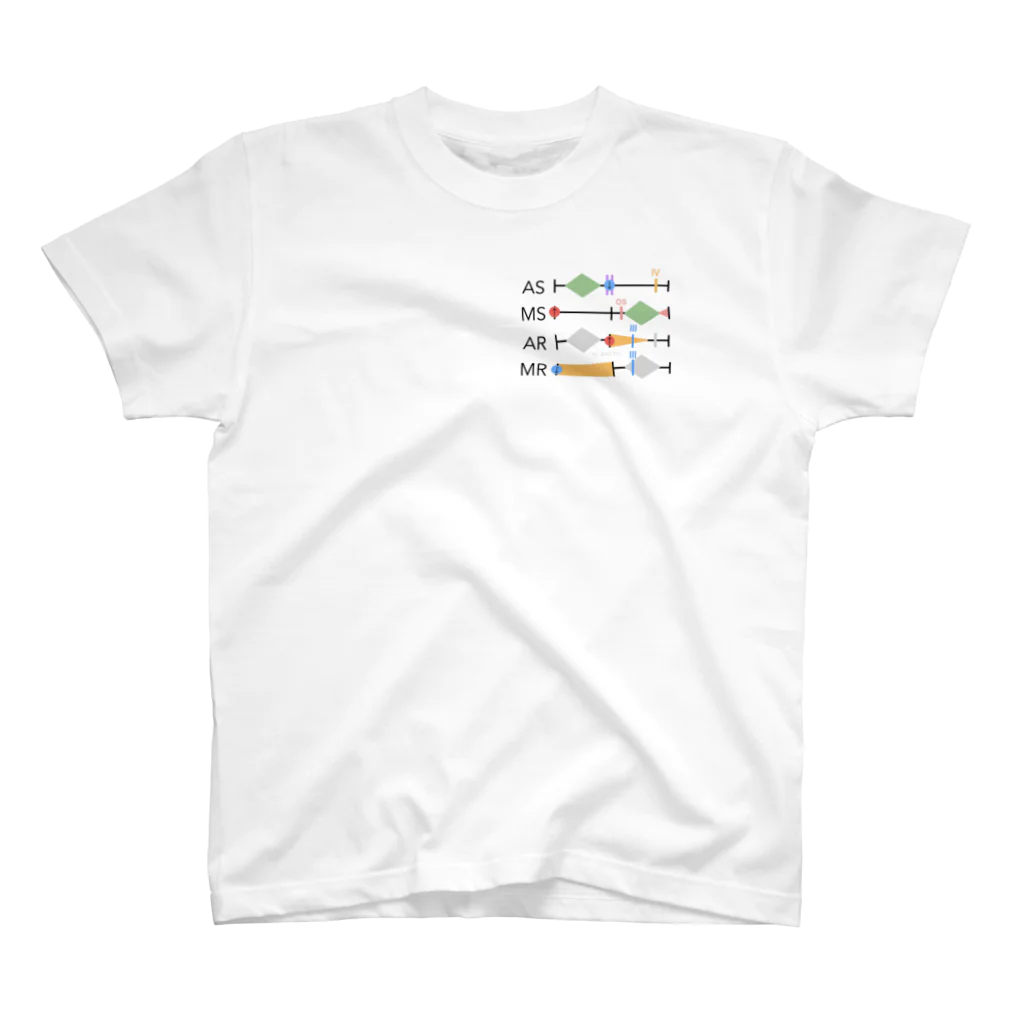 fujinamiの国試の聴診初見 Regular Fit T-Shirt