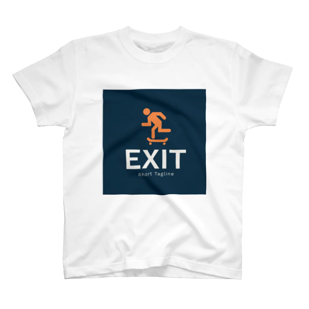 skate shopのskate exit スタンダードTシャツ