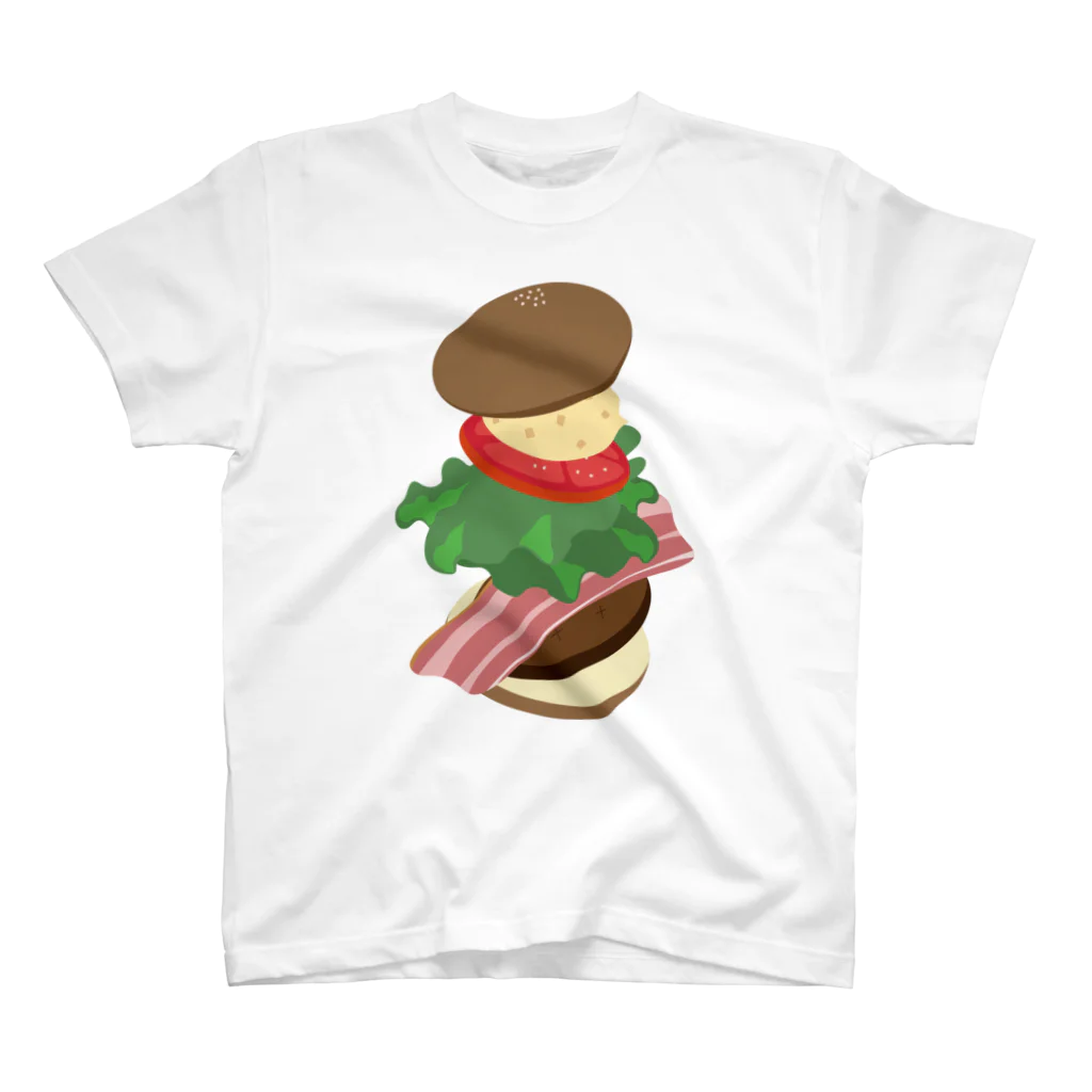 AWESOME HAMBURGERのBLTハンバーガー スタンダードTシャツ