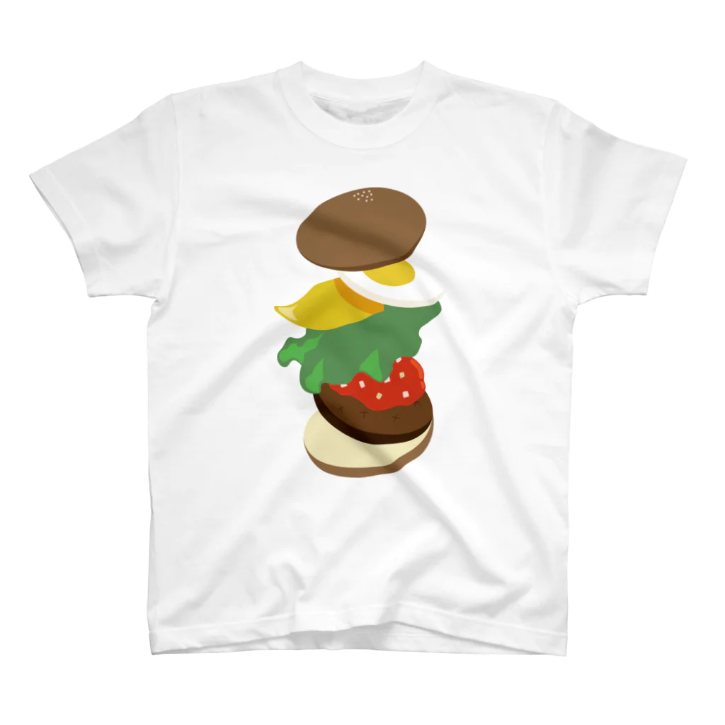 AWESOME HAMBURGERのエッグチーズバーガー スタンダードTシャツ