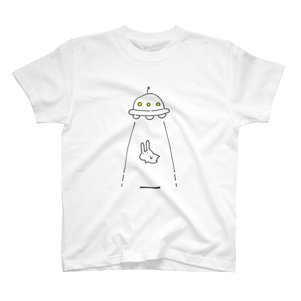 Ufoにつれてかれるうさぎ Sorato Sorato0801 のスタンダードtシャツ通販 Suzuri スズリ