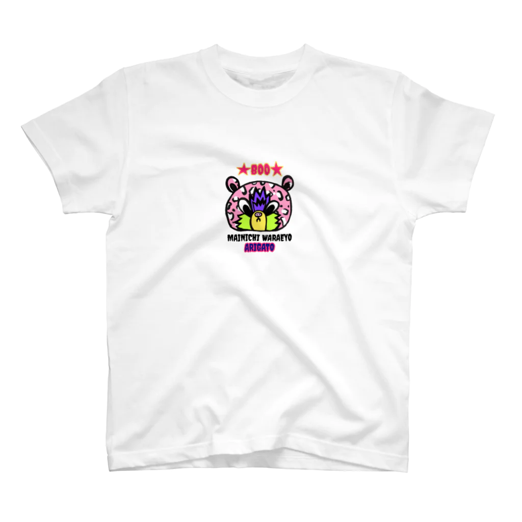 MY★BUDDYのMY BUDDY 公式キャラクター ★BOO★ スタンダードTシャツ