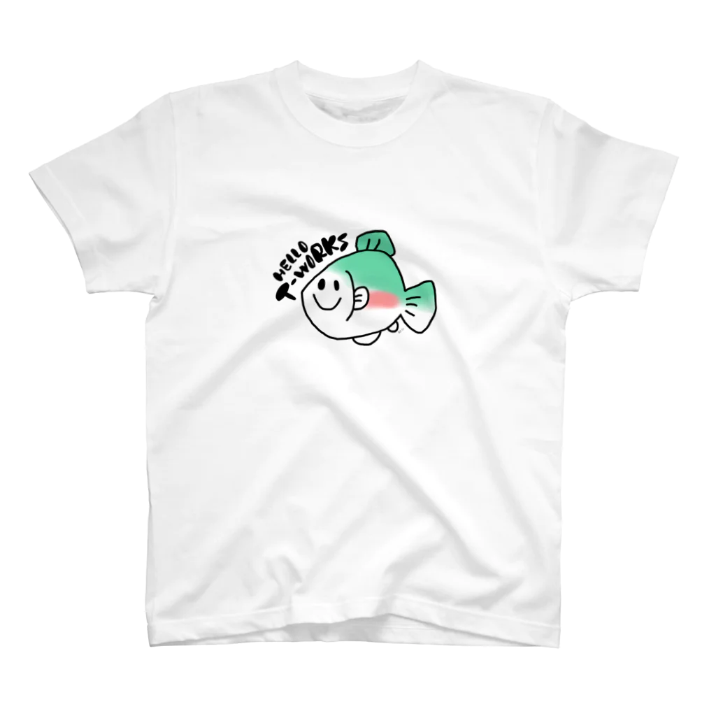ハローティーワークスのニジマスどーん Regular Fit T-Shirt