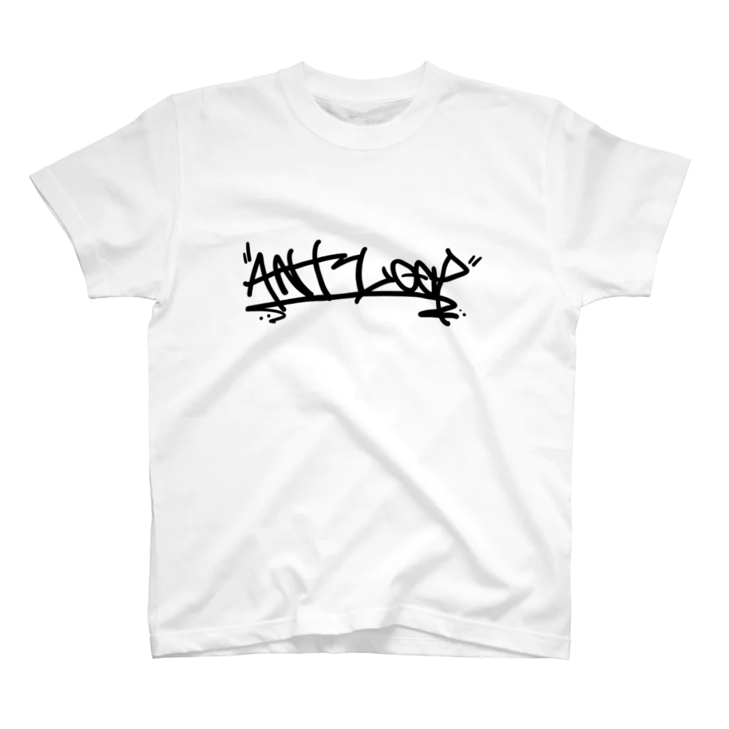 BTBR ONLINE SHOPのantloop logo T-shirt (White) Regular Fit T-Shirt