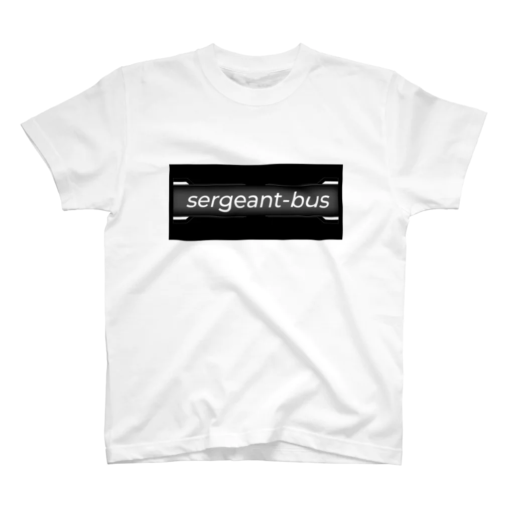 Sergeant-busのバス軍曹Tシャツ（枠付き） Regular Fit T-Shirt