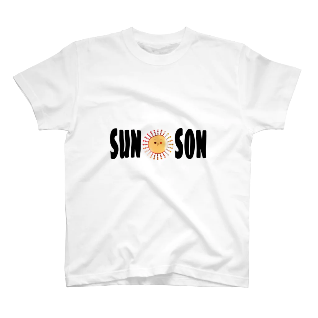 sun☀︎sonのサンサンあかちゃん(ロゴ) スタンダードTシャツ