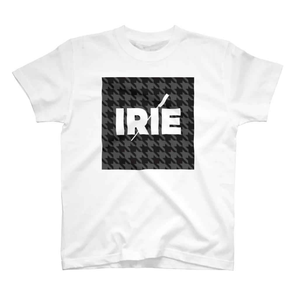 鍼処 IRIE (アイリー) 【公式】のアイリー千鳥格子ロゴ Regular Fit T-Shirt