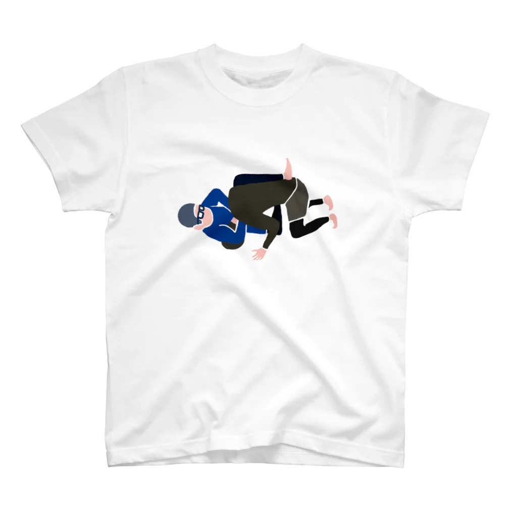 柔術イラストレーションのギロチンチョーク Regular Fit T-Shirt