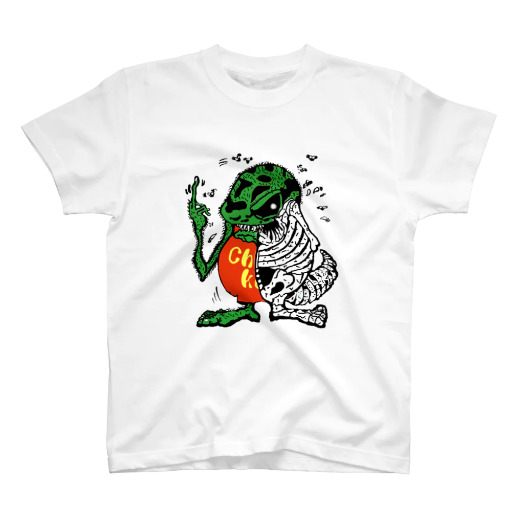 Swamp GeckoのChangkou Fink (f×ck skull) スタンダードTシャツ