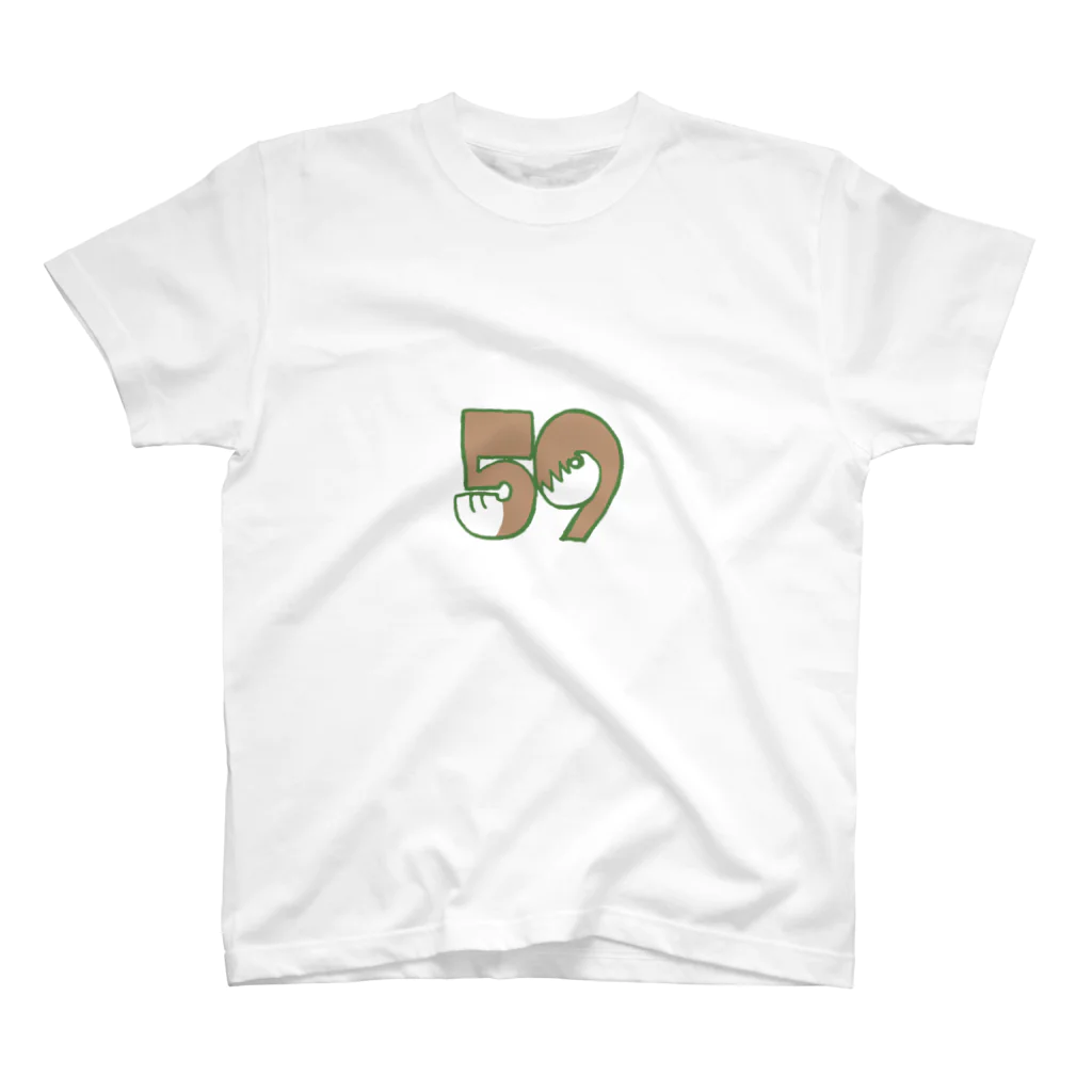 絵描きのやまちゃんのガクロゴ「59」 Regular Fit T-Shirt