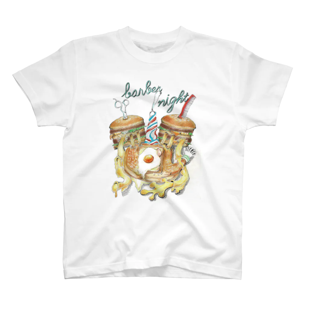 foodies - フーディーズのfoodies - barber night スタンダードTシャツ