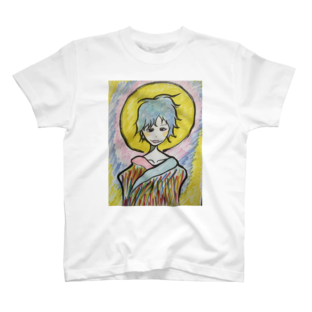 ベーグルの水色の子 Regular Fit T-Shirt