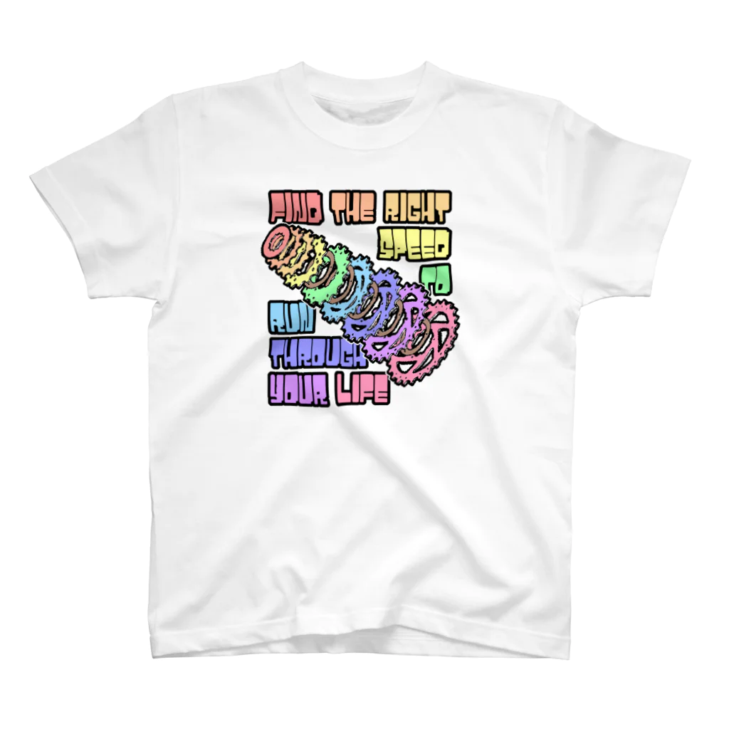 NECOSUKE'S DEPT STOREのSprocket Colorful Version スタンダードTシャツ